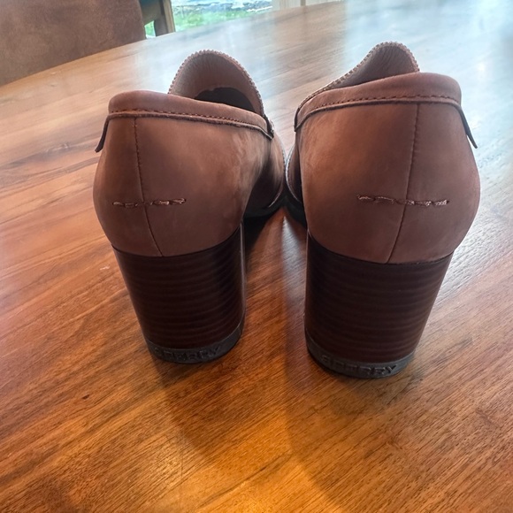 NWOT Sperry seaport penny heel in brown - Picture 3 of 6